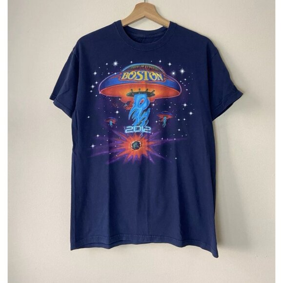 🚀 Vintage Boston 2012 Tour T-Shirt | Size 2XL | Rock Band Tee | SHIPS SAME DAY - Picture 1 of 6